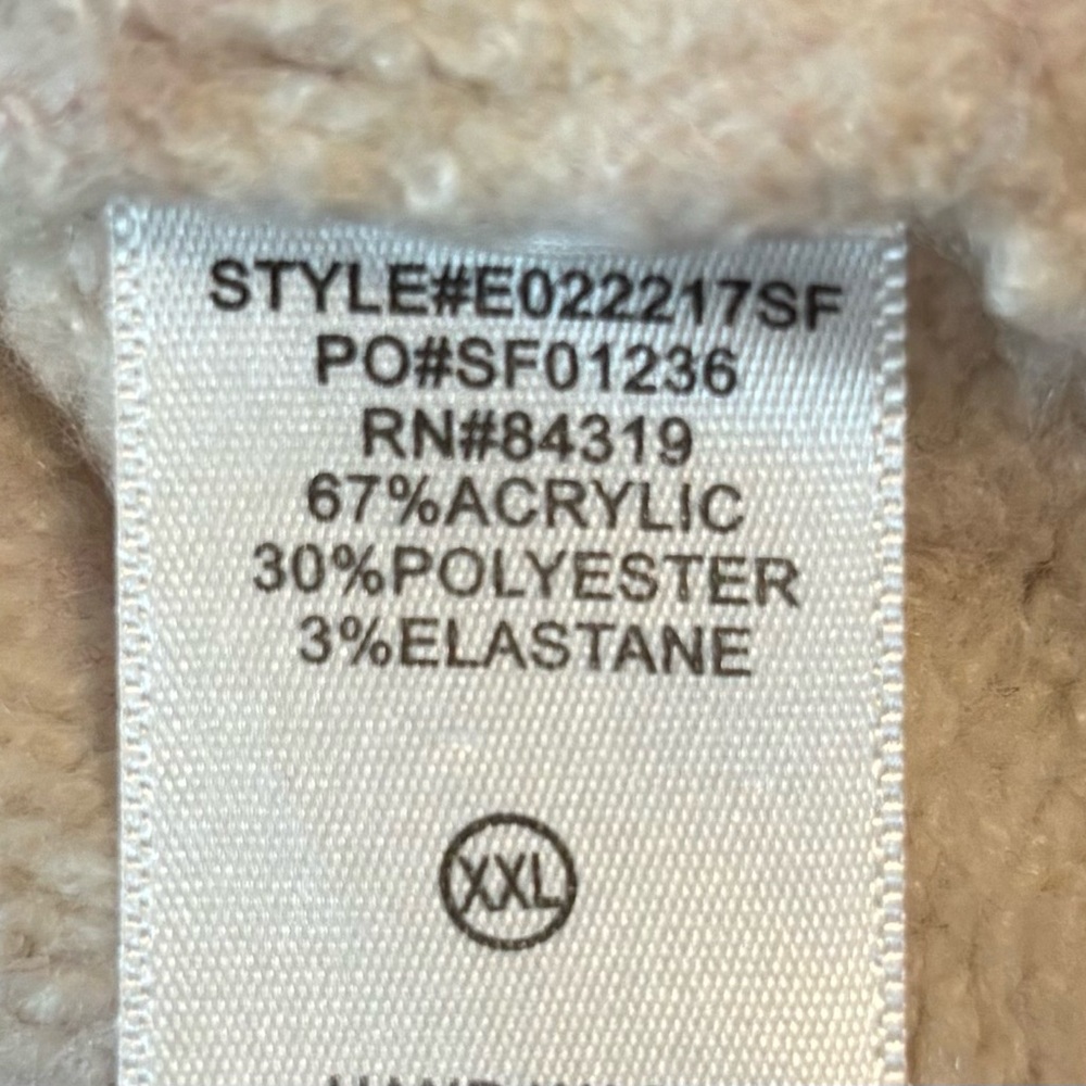 Fair Isle Sweater Cream and Gray Women’s XXL evolution by Cyrus - Picture 5 of 5